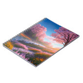 朝の光を受け入れる ノートブック (左側)