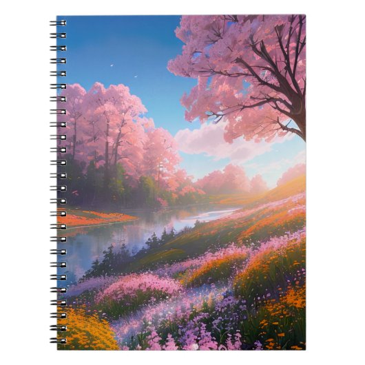 朝の光を受け入れる ノートブック (正面)