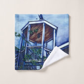 朝の光、港島、バハマ バスタオルセット (ウォッシュタオル)