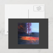 朝の到着 ポストカード (正面/裏面)