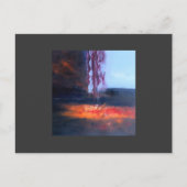 朝の到着 ポストカード (正面)