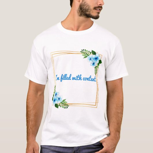 朝の前向き雰囲気 Tシャツ (正面)