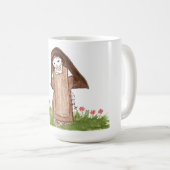 朝の反射のコーヒー・マグ コーヒーマグカップ (正面右)