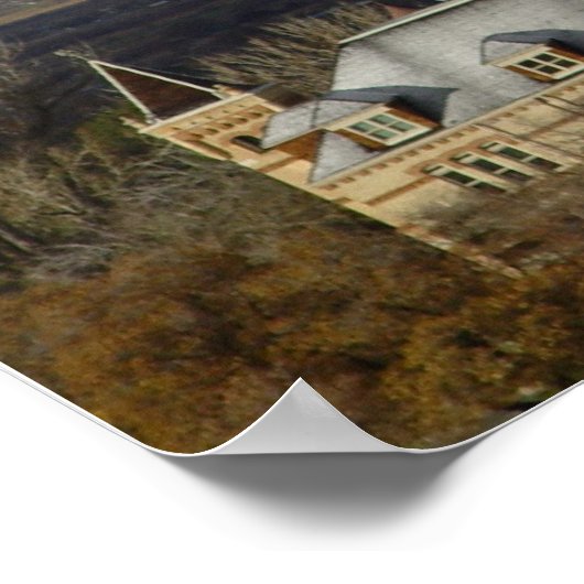 朝の古いメイン ポスター (角)