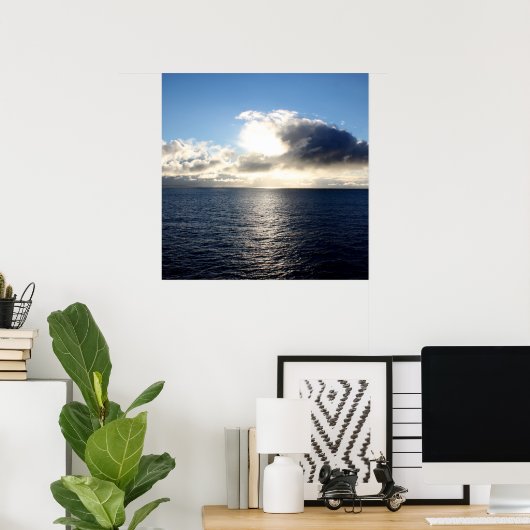 朝の喜び ポスター (ホームオフィス)