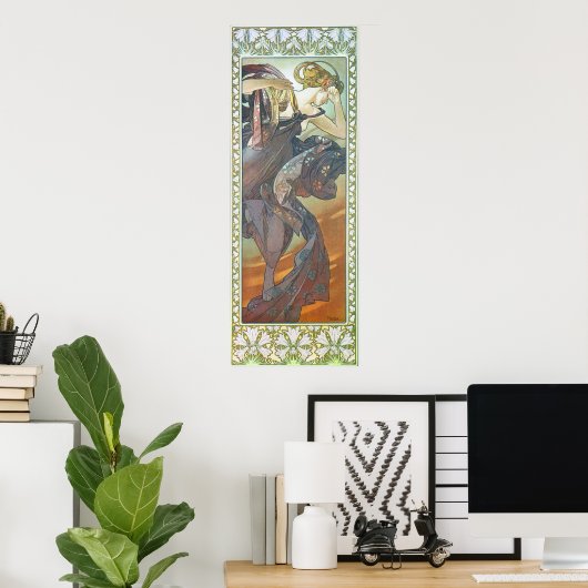 朝の夜明け ポスター (ホームオフィス)