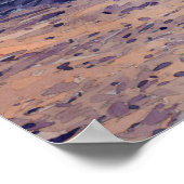 朝の太陽が大西洋を越える海 ポスター (角)