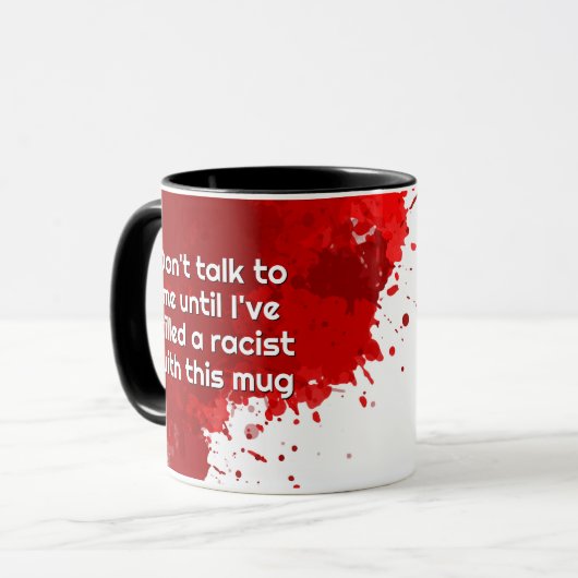 朝の怒り2 マグカップ (正面左)