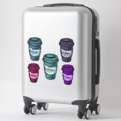 朝の思いコーヒーシール シール (スーツケース)