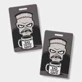 朝の悪いコーヒーでよみがえったモンスター バッジ (正面＆裏面)