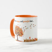 朝の感謝のマグカップ:私は私のカップを見つけることがとても嬉しい マグカップ (正面左)