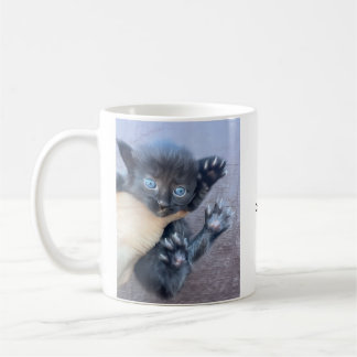 朝の我慢はしないわ、子猫 コーヒーマグ コーヒーマグカップ