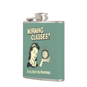 朝の授業：朝は休む フラスク (左)