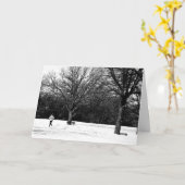 朝の操業 カード (黄色い花)