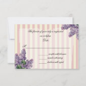 朝の散歩シャンゼリゼRSVP 出欠カード (裏面)