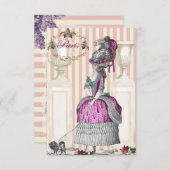 朝の散歩シャンゼリゼRSVP 出欠カード (正面/裏面)