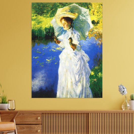 朝の散歩 キャンバスプリント (インサイチュ (リビング))