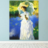 朝の散歩 キャンバスプリント (インサイチュ (ウッドフロア))