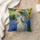 朝の散歩 クッション (ブランケット)