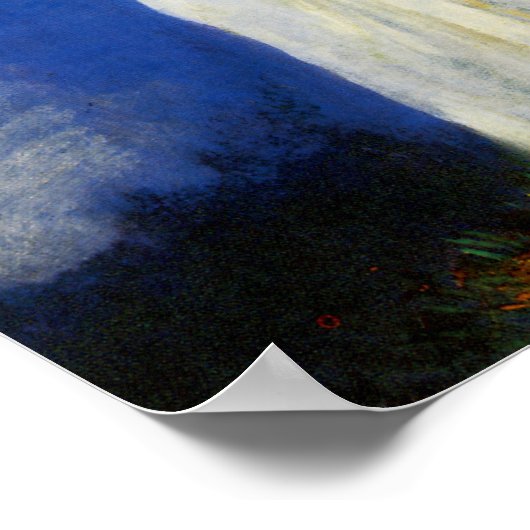 朝の散歩 ポスター (角)