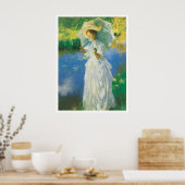 朝の散歩、1888ジョン歌手Sargent ポスター (キッチン)