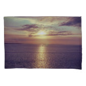 朝の日の出が海を越え素晴らしる 枕カバー (正面左)