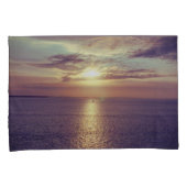 朝の日の出が海を越え素晴らしる 枕カバー (正面右)