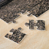 朝の日の出のSkogafossの滝 ジグソーパズル (側面)