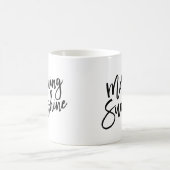 朝の日光 コーヒーマグカップ (中央)