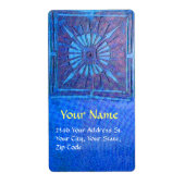 朝の星，赤，茶色 ラベル (正面)