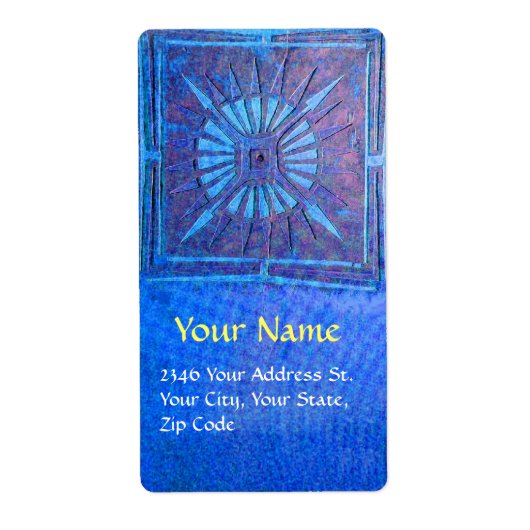 朝の星，赤，茶色 ラベル (正面)