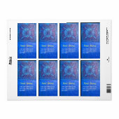 朝の星，赤，茶色 ラベル (フルシート)