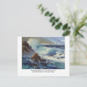 「朝の朝食」はがき ポストカード (スタンド正面)