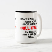 朝の来ようなブルクラップで私を見るな ツートーンマグカップ (正面右)