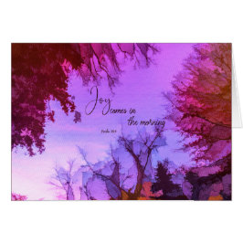 朝の来Parakaleoノートカードの喜び