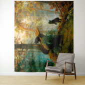 朝の松の木の熊のカッブ・シシュキン タペストリー (インサイチュ)