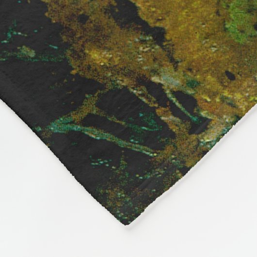 朝の松の木の熊のカッブ・シシュキン フリースブランケット (角)