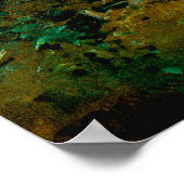 朝の松の木の熊のカッブ・シシュキン ポスター (角)