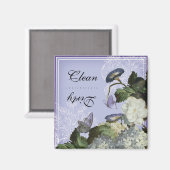 朝の栄光クリーン汚れた食洗機磁石 マグネット (正面/裏面)