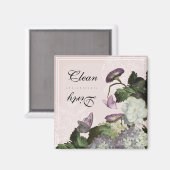 朝の栄光クリーン汚れた食洗機磁石 マグネット (正面/裏面)