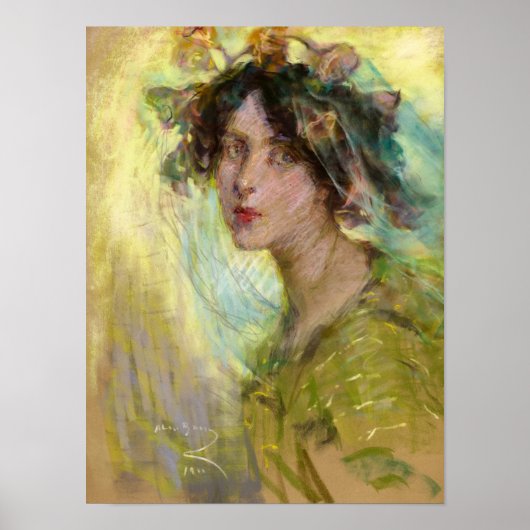 朝の栄光, 1911 by Alice Pike Barney ポスター (正面)