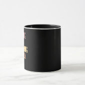 朝の楽しみは私と話さないこと マグカップ (中央)