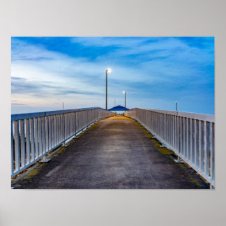 朝の橋 ポスター