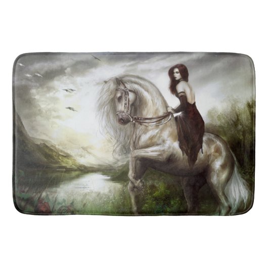 朝の歓迎 バスマット (正面)