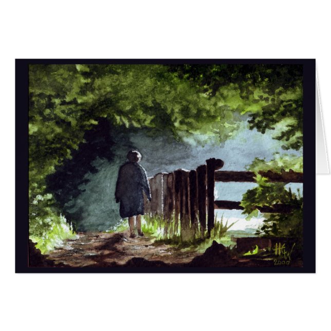 朝の歩行 (正面横)