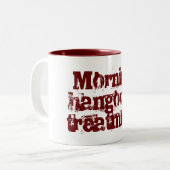 朝の残存物のトリートメント ツートーンマグカップ (正面左)