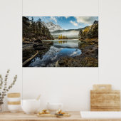 朝の気分 |エイブシー湖 ポスター (キッチン)