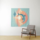 朝の水生バレエ タペストリー (インサイチュ(横))