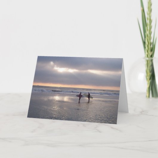 朝の波 カード (正面)