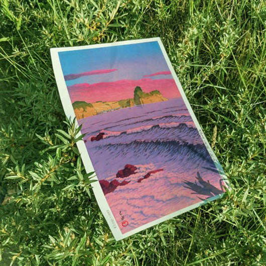 朝の海で尻押して川瀬蓮井 ポスター